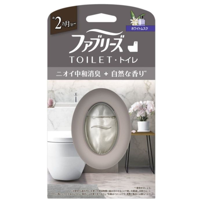 P&G ファブリーズトイレ用消臭剤プレミアム ホワイトムスク
