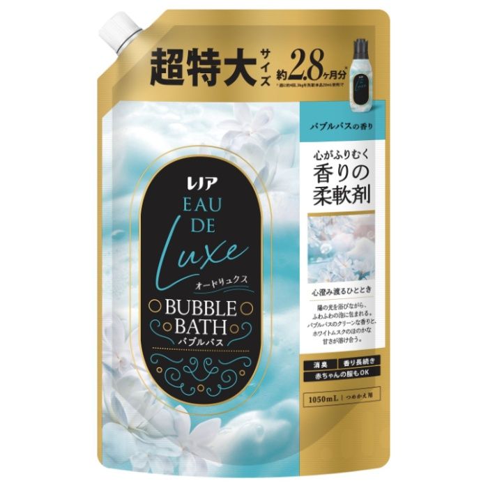 レノア オードリュクス バブルバス 詰替 1050ml超特大サイズ(約2.8ヶ月分)