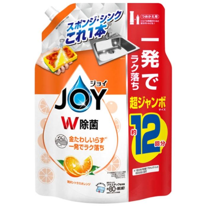 P&G 除菌ジョイ シトラスオレンジ詰替1550ml