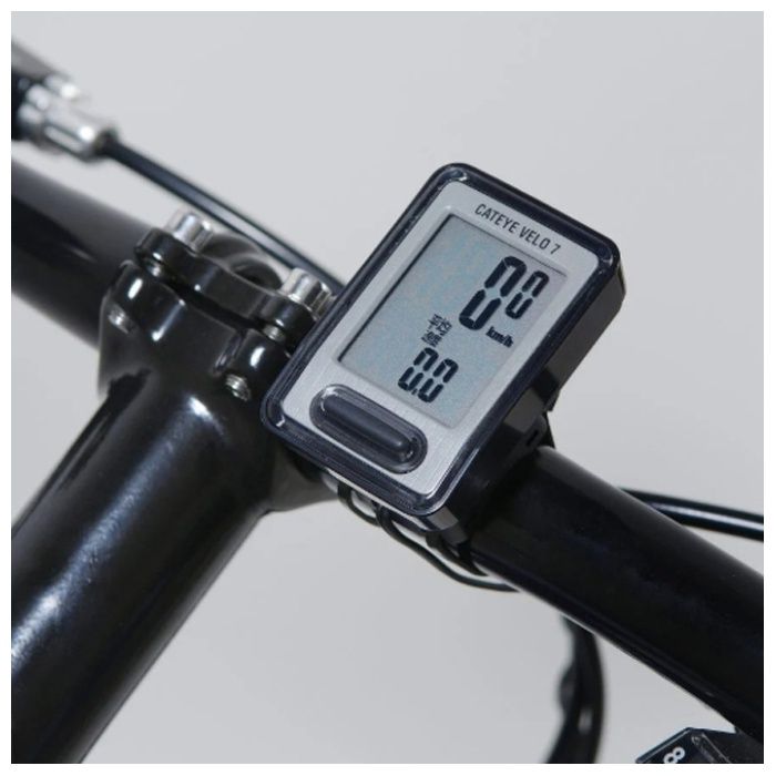 キャットアイ サイクルコンピュータ CAT EYE VELO7 CC-VL520 有線タイプの説明画像2