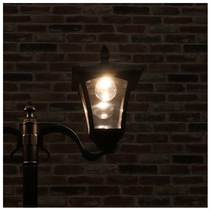 LEDソーラーライト2灯プランター付 38519の説明画像4