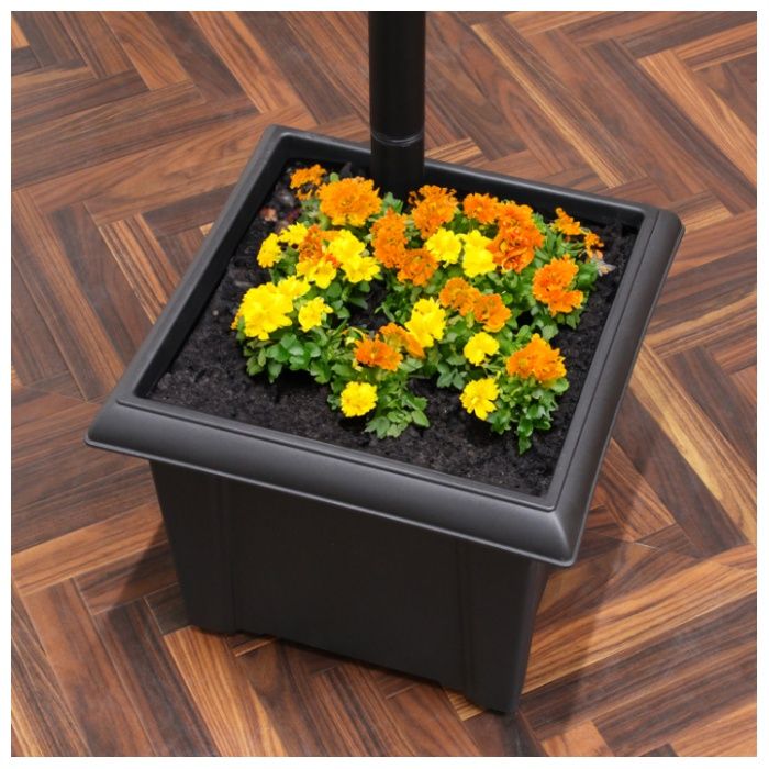 LEDソーラーライト2灯プランター付 38519の説明画像6