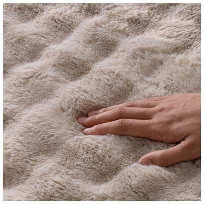 電気毛布掛敷両用タイプ QS433ブラウンの説明画像3