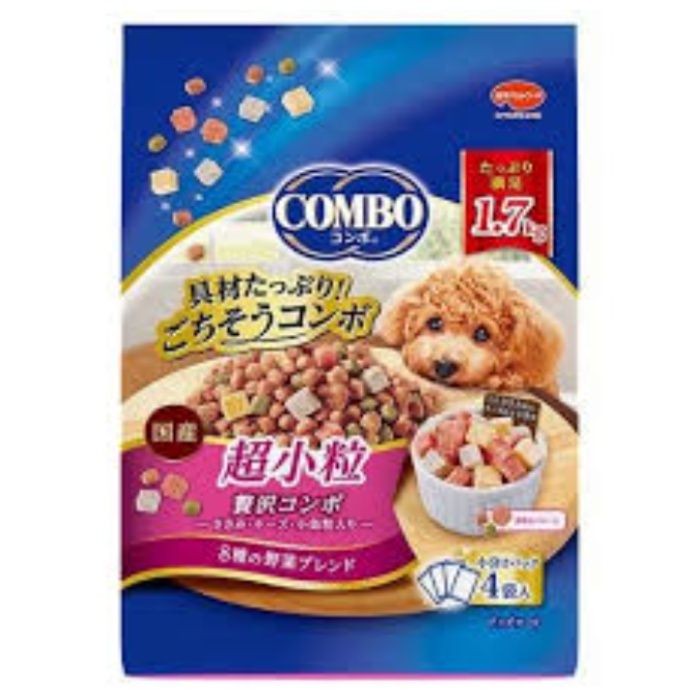 日本ペット COMBO コンボドッグ 超小粒 1.7kg 贅沢コンボ ささみ・チーズ・小魚粒入り 8種の野菜ブレンド