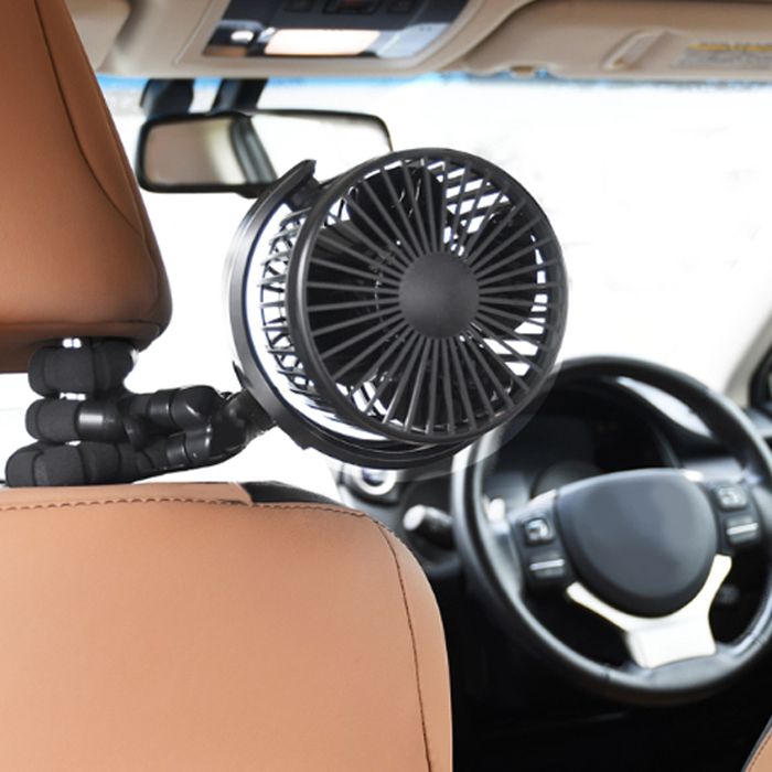 TOPLAND(トップランド) どこでもFAN　ホーム&カー SF-DF28BKの説明画像3