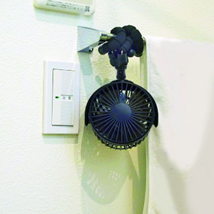 TOPLAND(トップランド) どこでもFAN　ホーム&カー SF-DF28BKの説明画像4