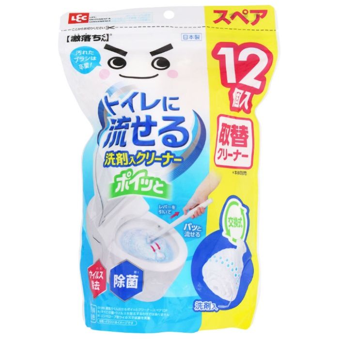 激落ちくん流せるポイッとクリーナー 付替12個