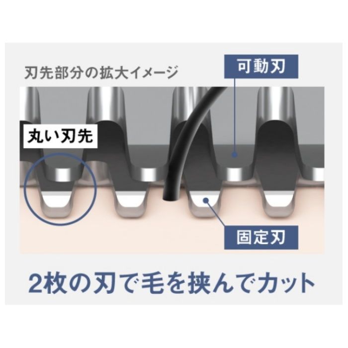 Panasonic(パナソニック) フェイスシェーバーフェリエ ES-WF53-Vの説明画像2