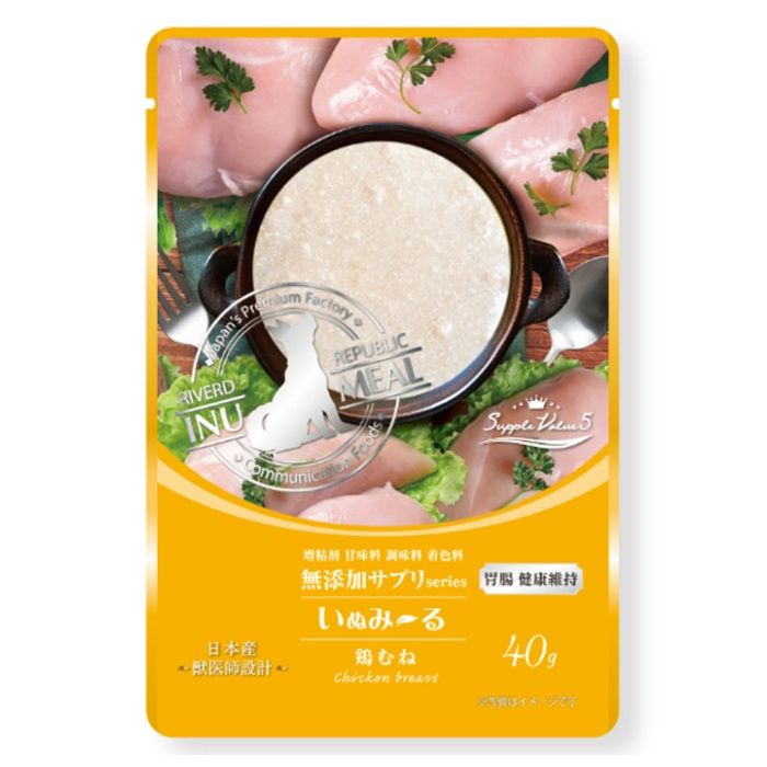 リバードコーポレーション いぬみーる　胃腸健康維持　鶏むね 40g