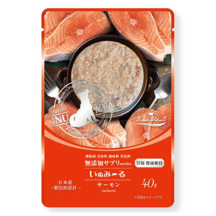 リバードコーポレーション いぬみーる　胃腸健康維持　サーモン 40g