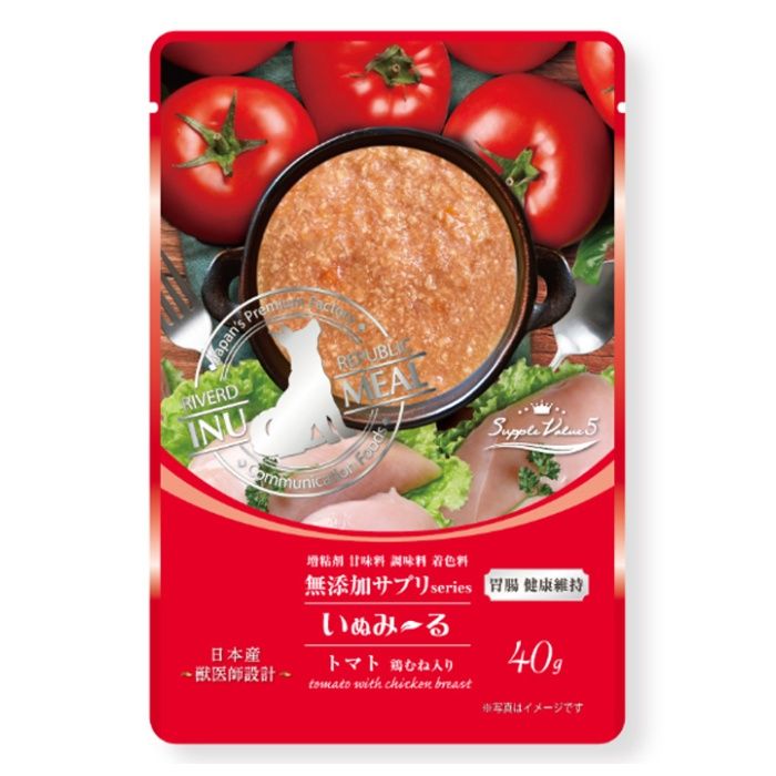 リバードコーポレーション いぬみーる　胃腸健康維持　トマト鶏むね入り 40g