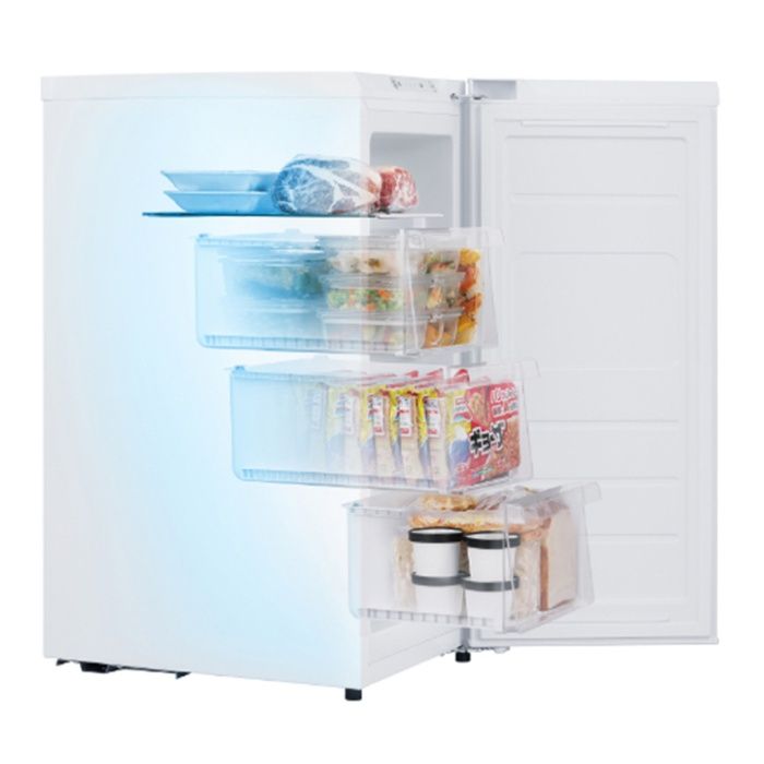 アイリスオーヤマ スリム冷凍庫 64L IUSN-S6A-Wの説明画像5