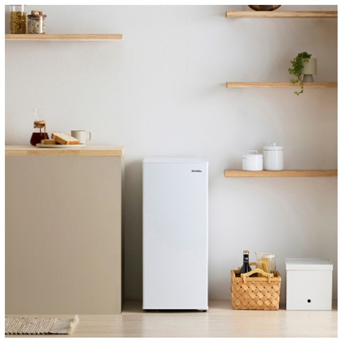 アイリスオーヤマ スリム冷凍庫 64L IUSN-S6A-Wの説明画像6
