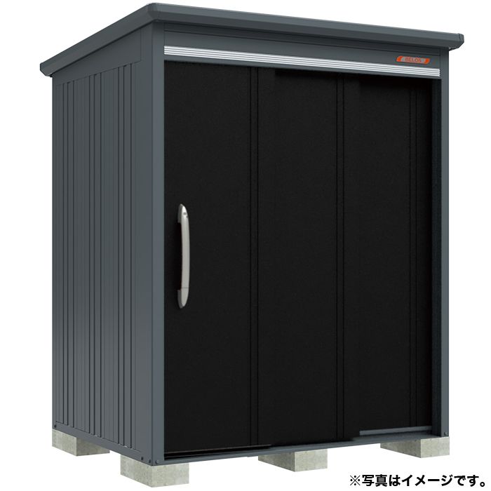 BELOS　B-series物置　B-1714 【Cパック】 屋根幅1826mmタイプ　扉カラー:NK(ナイトブラック)