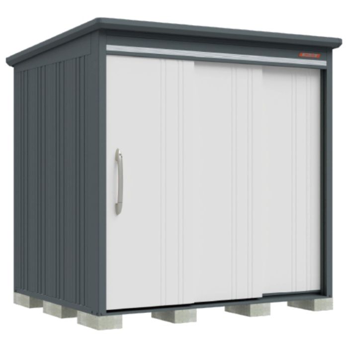 BELOS　B-series物置 B-2118 【本体のみ】 屋根幅2226mmタイプ　扉カラー:SW(シルクホワイト)