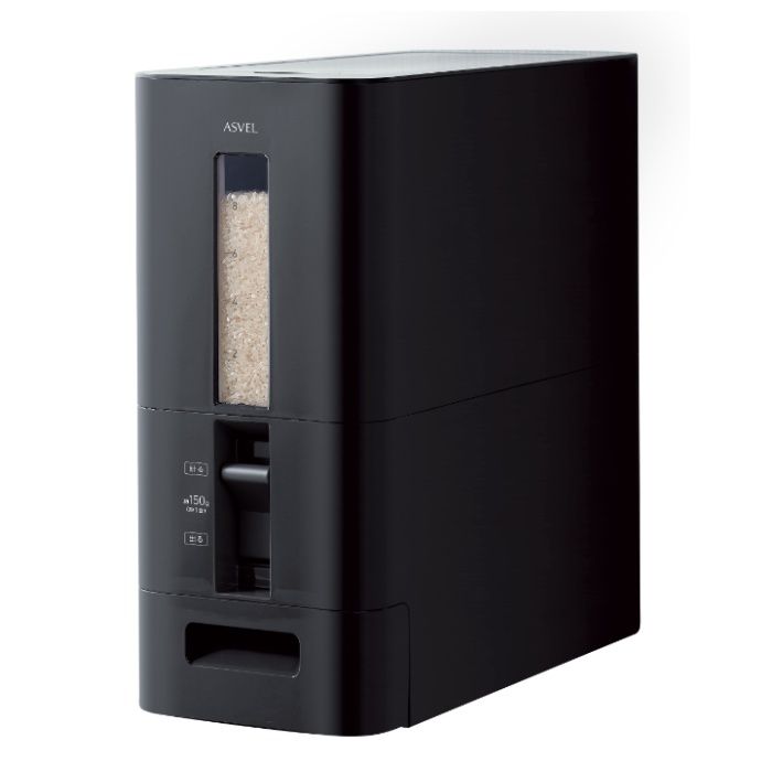 S計量米びつ12kg ブラック