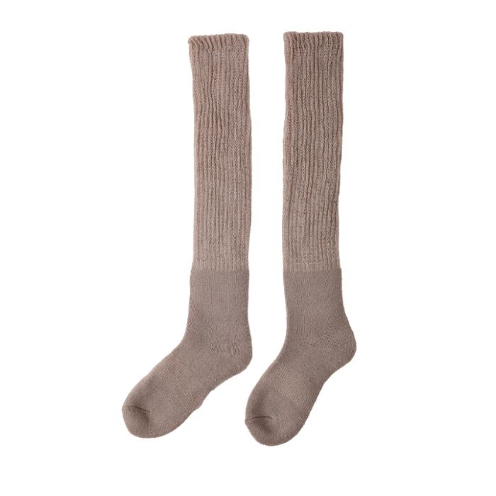 ナフコ 湯たんぽみたいなあったかソックス モカベージュ