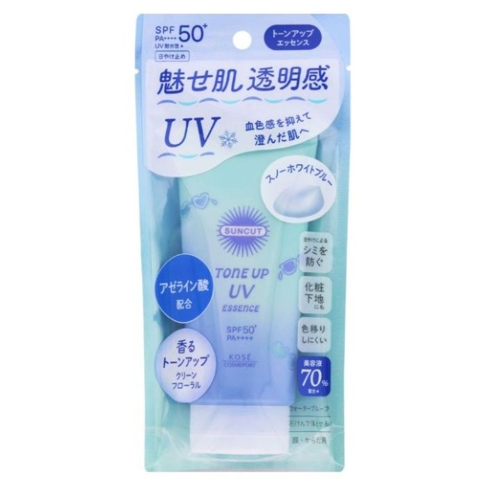 サンカット トーンアップUVエッセンス スノーホワイトブルー 80g