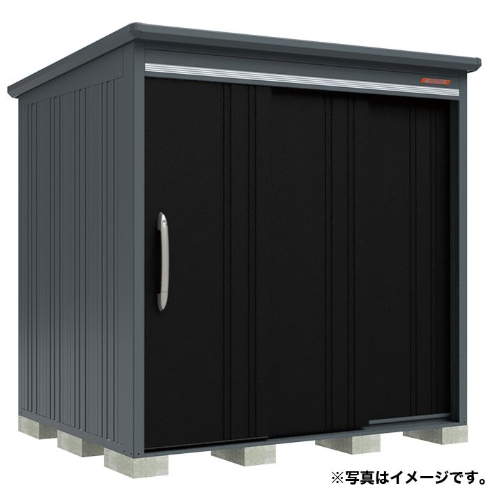 BELOS　B-series物置　B-2118 【Cパック】 屋根幅2226mmタイプ　扉カラー:NK(ナイトブラック)