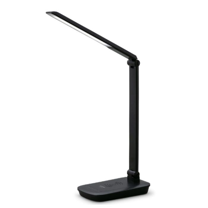 アイリスオーヤマ LEDデスクライトQi充電 平置き LDL-QFD-B