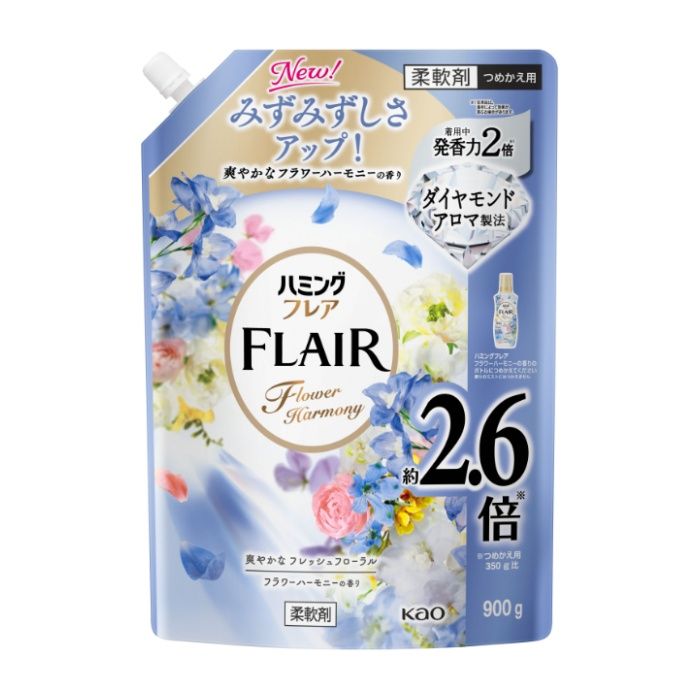 花王 ハミングフレア　フラワーハーモニー　スパウトパウチ　900g