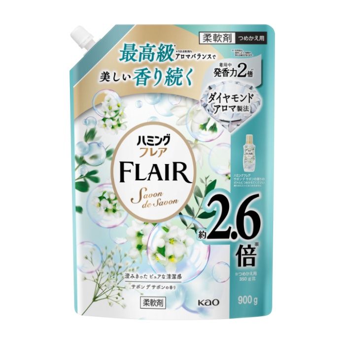 花王 ハミングフレア　サボンデサボン　スパウトパウチ　900g