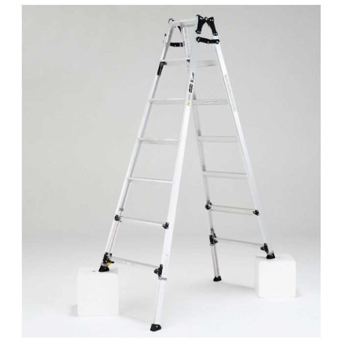 アルインコ 伸縮脚付はしご兼用脚立 210CM PRW210FX