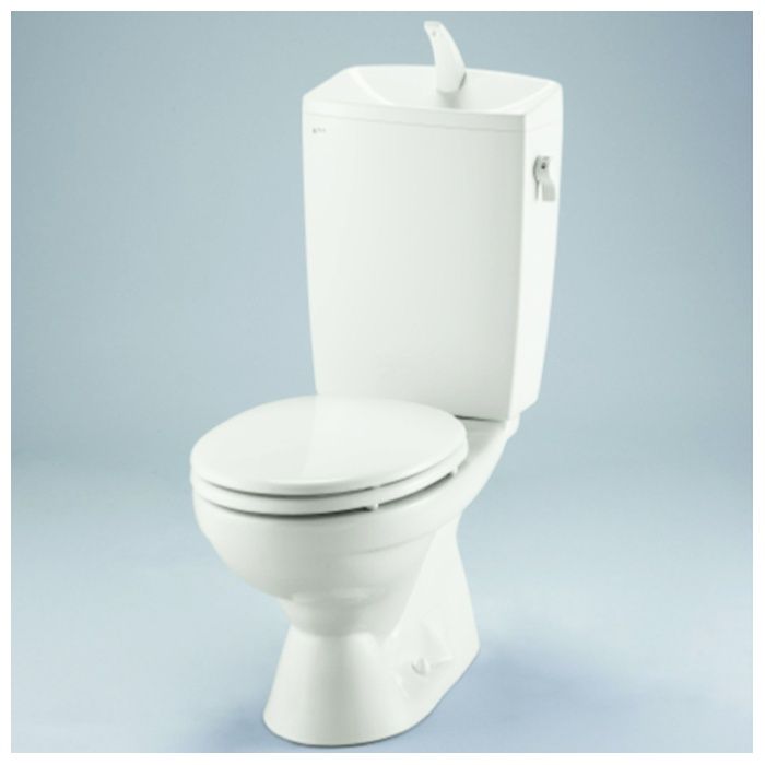 LIXIL 一般洋風便器RC便器　手洗付　オフホワイト C-180S-NC+DT-4890-NC/BN8