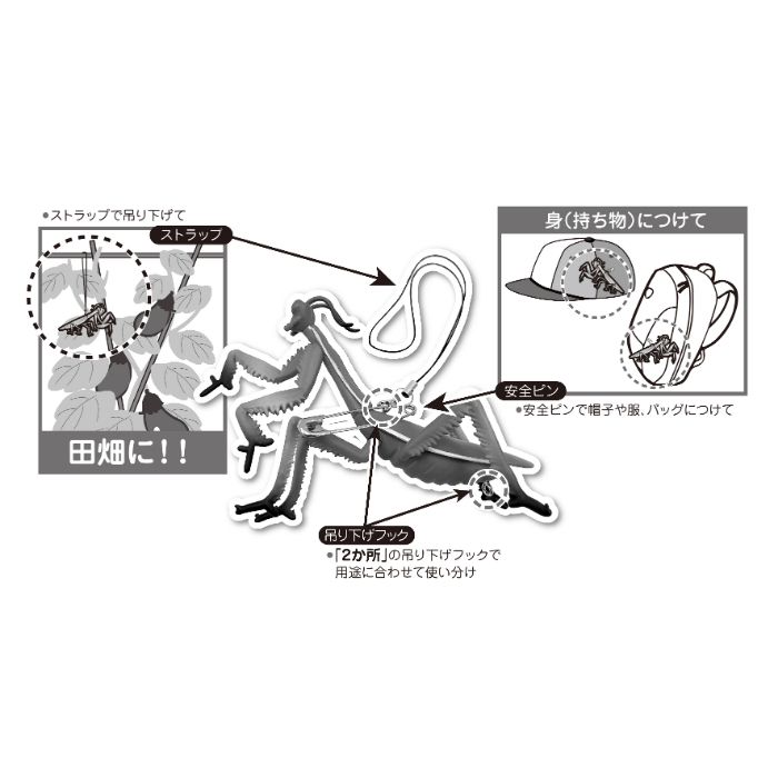 高芝ギムネ製作所 イヤーな虫の天敵　M-51 カマキリの説明画像6