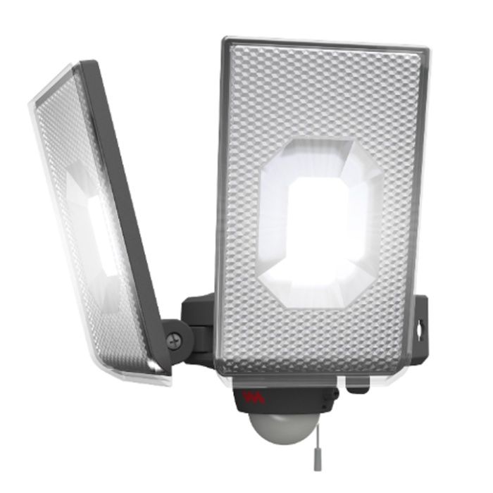 ムサシ 12.5W×2灯スライド型LEDセンサー LEDーAC2050