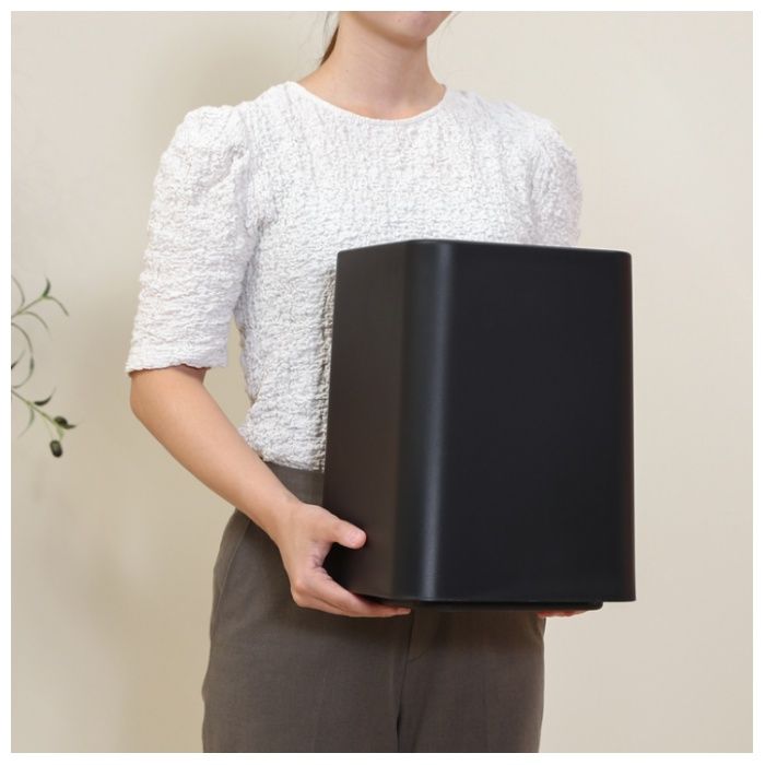 袋が隠せるゴミ箱 角型 11L ブラックの説明画像3