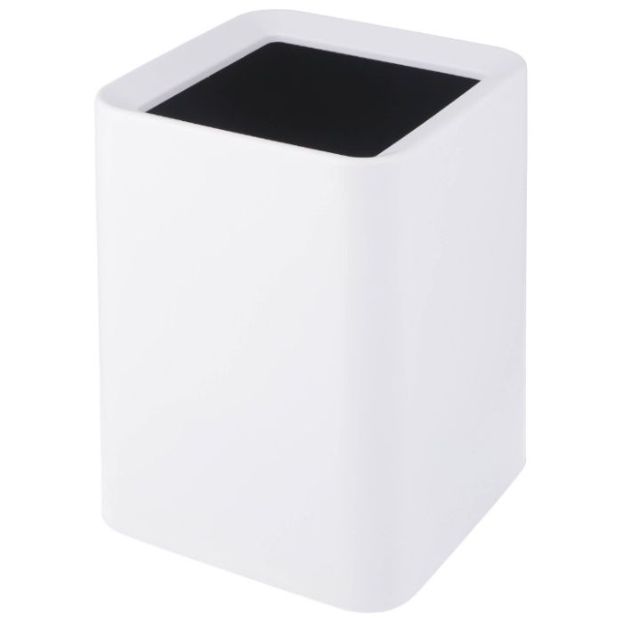 袋が隠せるゴミ箱 角型 11L ホワイト