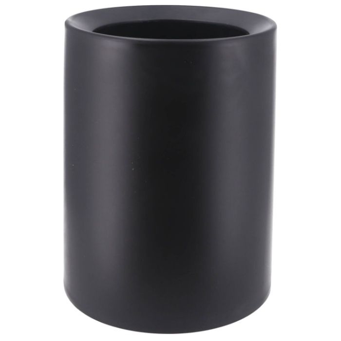 袋が隠せるゴミ箱 丸型 10L ブラック