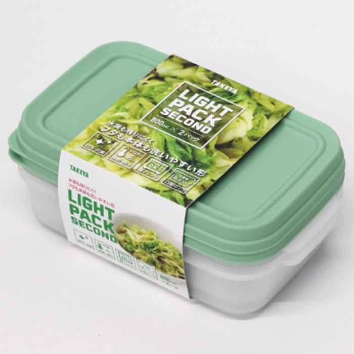 タケヤ化学工業 ライトパック セカンド グリーン 800ml×2個組