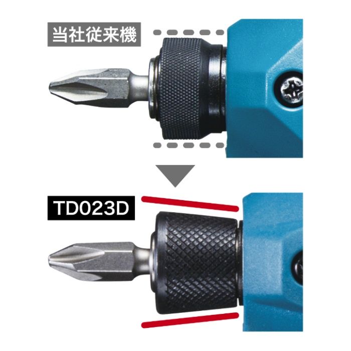 マキタ 7.2V充電式ペンインパクトドライバ　青　本体 TD023DZの説明画像3