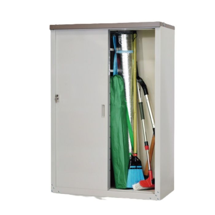 グリーンライフ 家庭用収納庫132 ハーフ棚仕様 HS-132HTの説明画像2