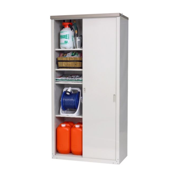 グリーンライフ 家庭用収納庫182 ハーフ棚仕様 HS-182HTの説明画像2