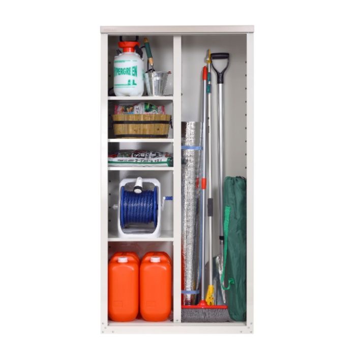 グリーンライフ 家庭用収納庫182 ハーフ棚仕様 HS-182HTの説明画像4