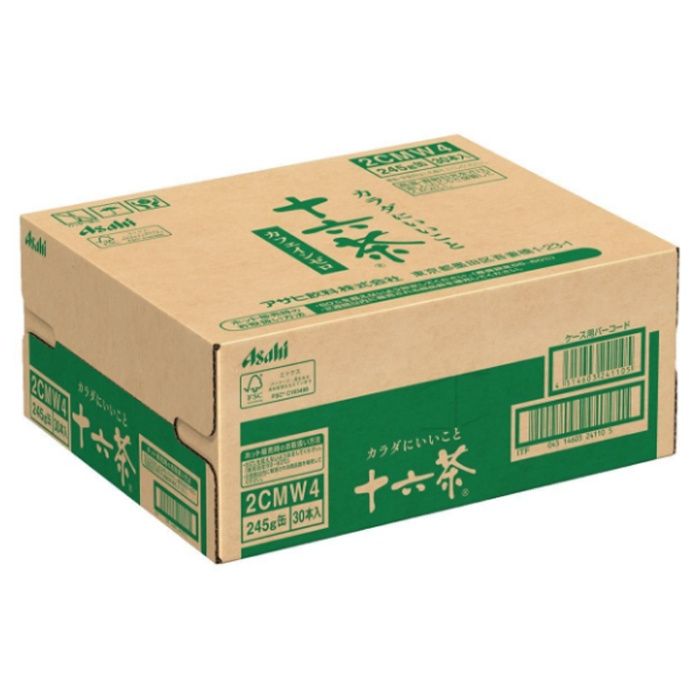 アサヒ　十六茶　缶 245g×30本　ケース