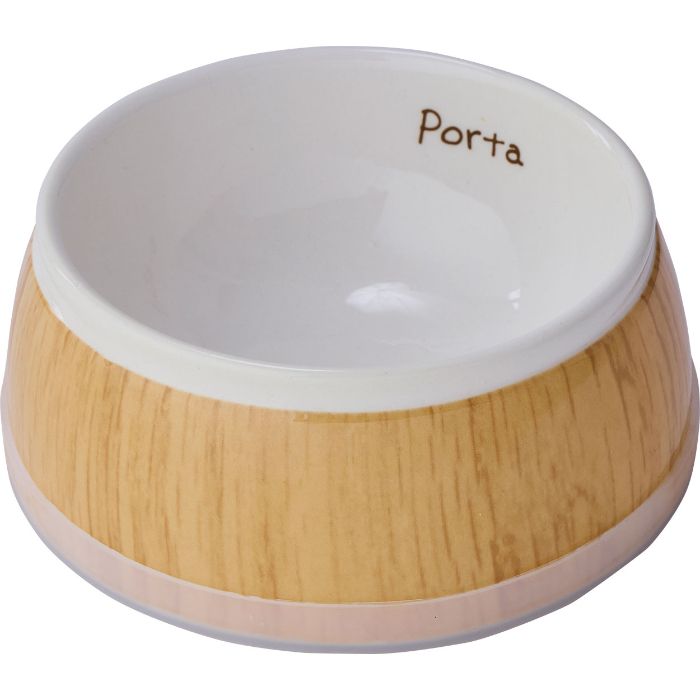 ペティオ 犬用食器　Porta　木目調食器　S 1個