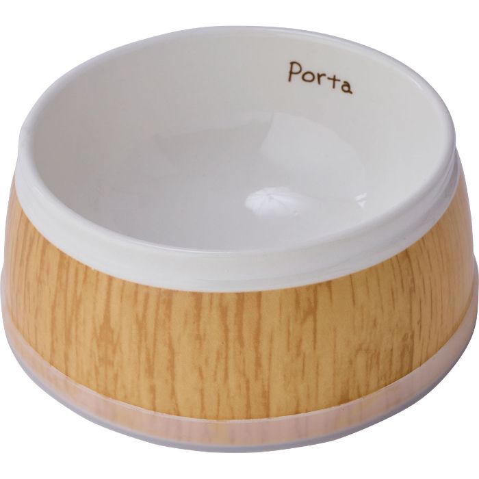 ペティオ 犬用食器　Porta　木目調食器　M 1個