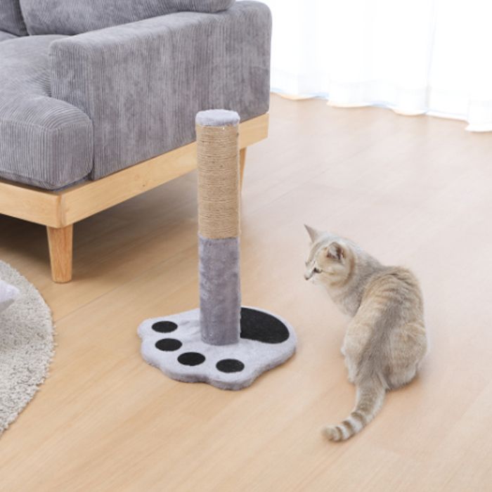 爪とぎ　ポールタイプ ねこぱんち　グレーの説明画像3