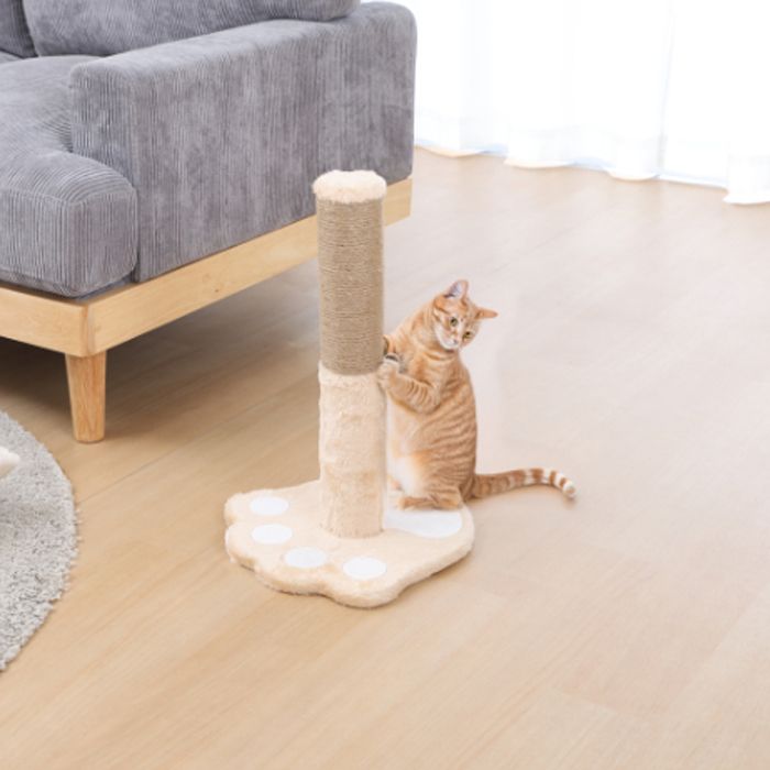 爪とぎ　ポールタイプ ねこぱんち　ブラウンの説明画像2