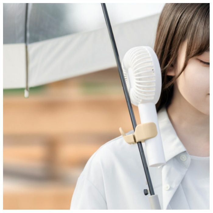 武田コーポレーション 傘に付けるハンディファンクリップ ペンギン　CIZ82080の説明画像2