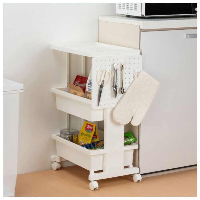 JEJアステージ パンチングボード(フックセット) リセスタイルワゴン用の説明画像4