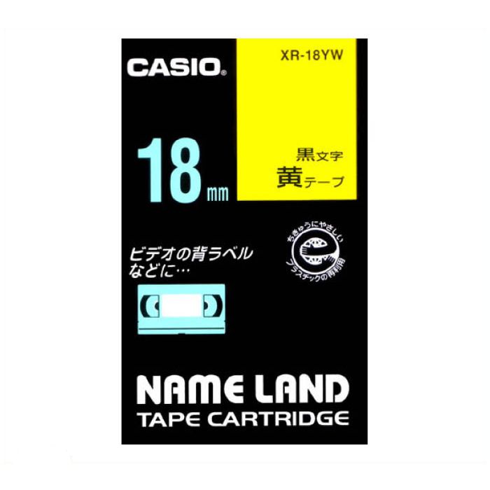 CASIO ネームランドテープ XR-18YW