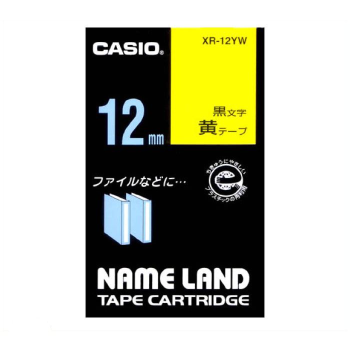 CASIO ネームランドテープ XR-12YW