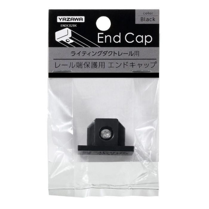 ヤザワコーポレーション エンドキャップ　ブラック ENDC02BKの説明画像2
