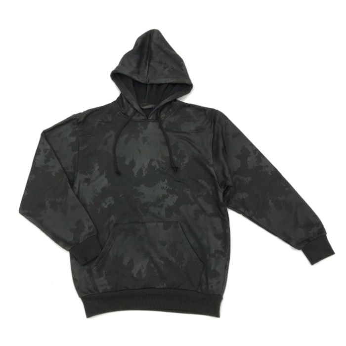 蓄熱エンボスパーカー KN3812 ブラック M