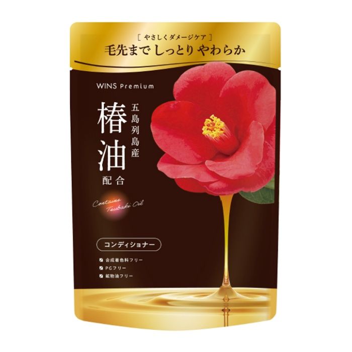 日本石鹸 ウインズプレミアム椿油コンディショナー 詰替350g